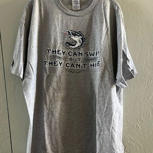 Men’s grey short sleeved T-shirt (2XL)